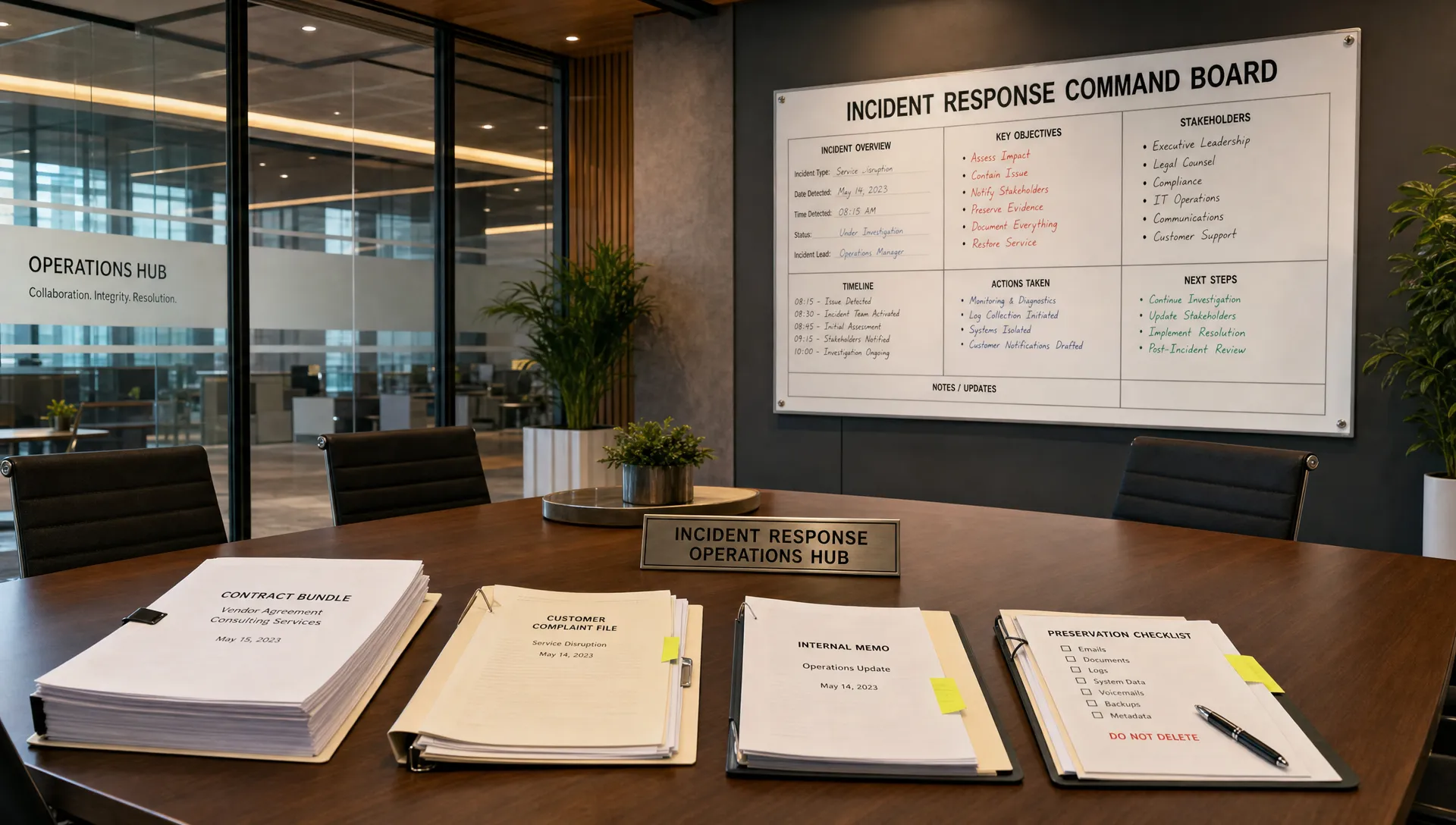 When to Call In Law Counsel During a Business Crisis