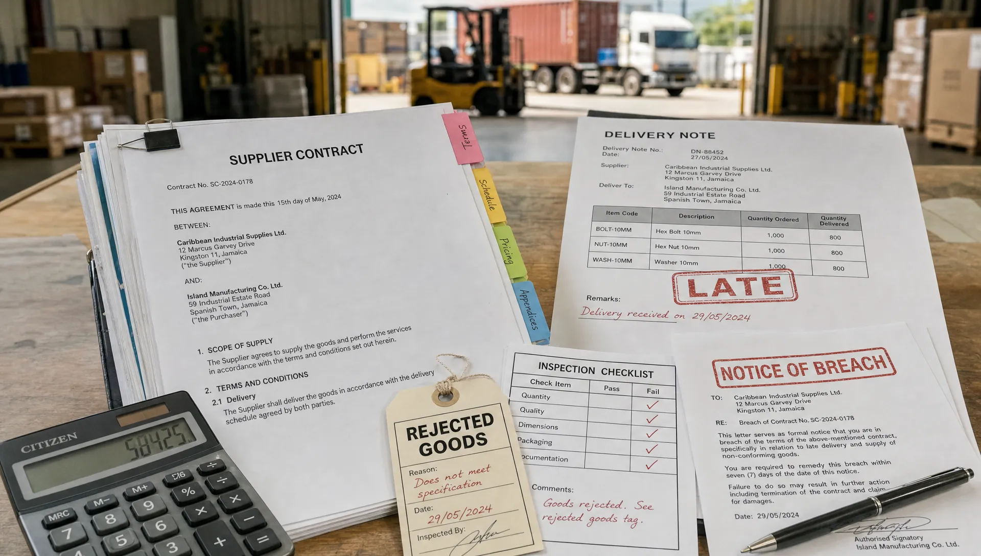 What to Do When a Supplier Suddenly Fails to Perform