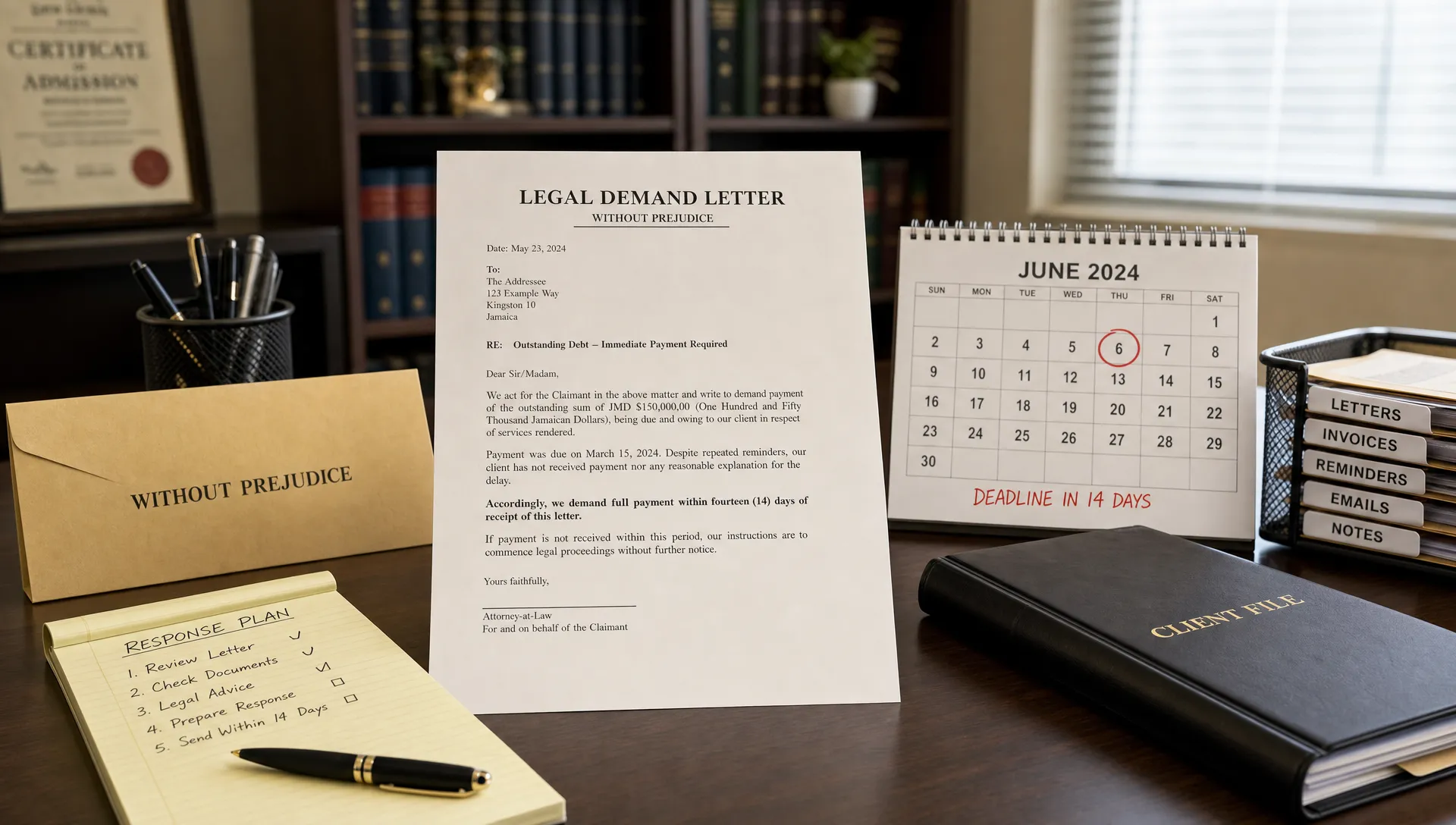 What to Do After Receiving a Legal Demand Letter